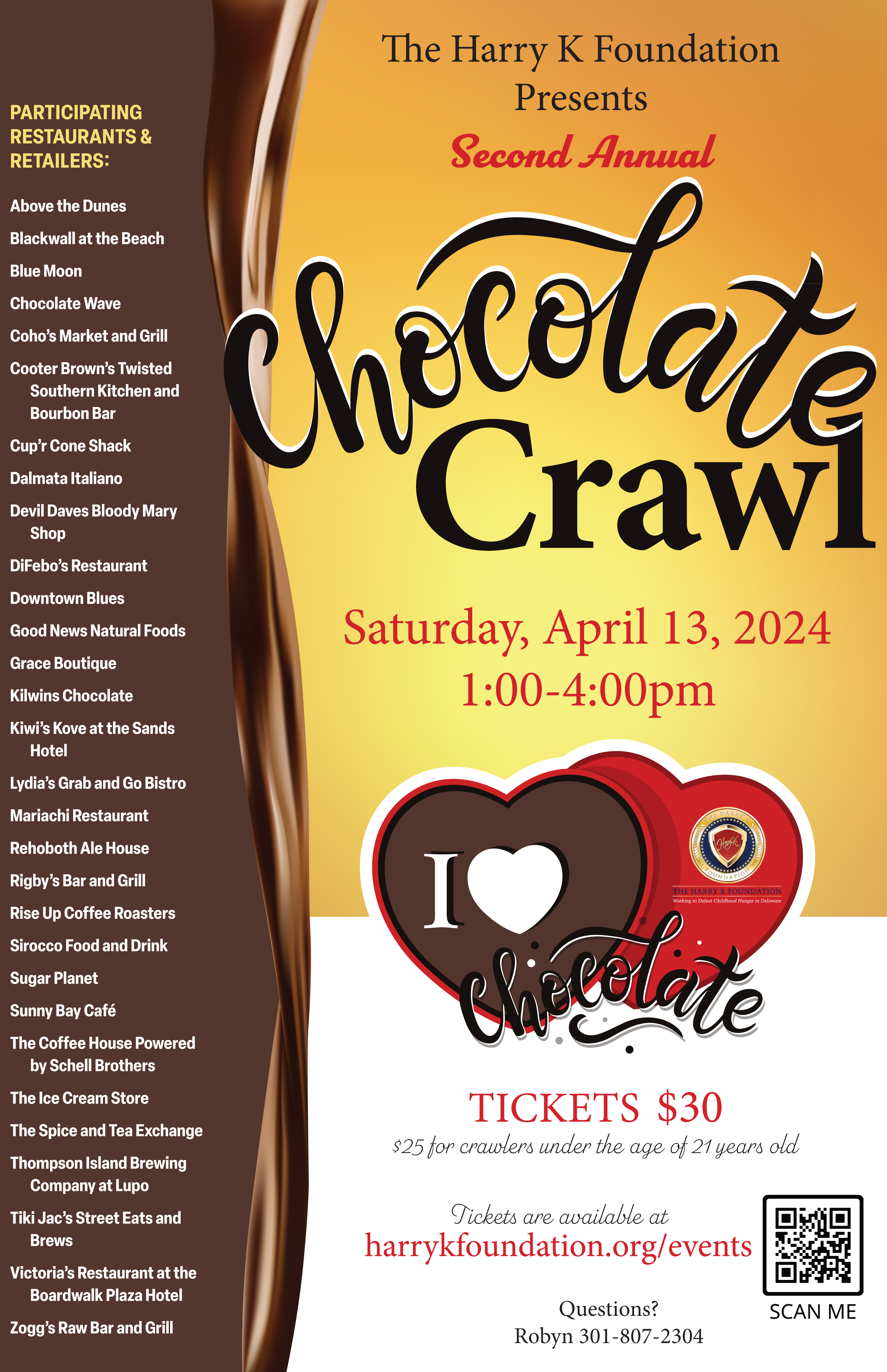 Chocolate Crawl Poster 2024 Final